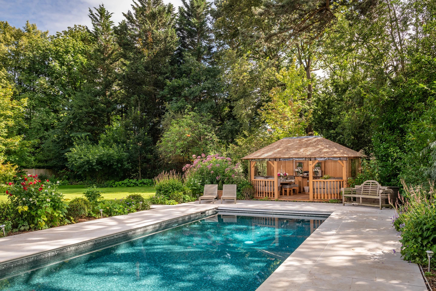 Crown Pavilions showsite at Bridgemere Garden Centre, Bridgemere